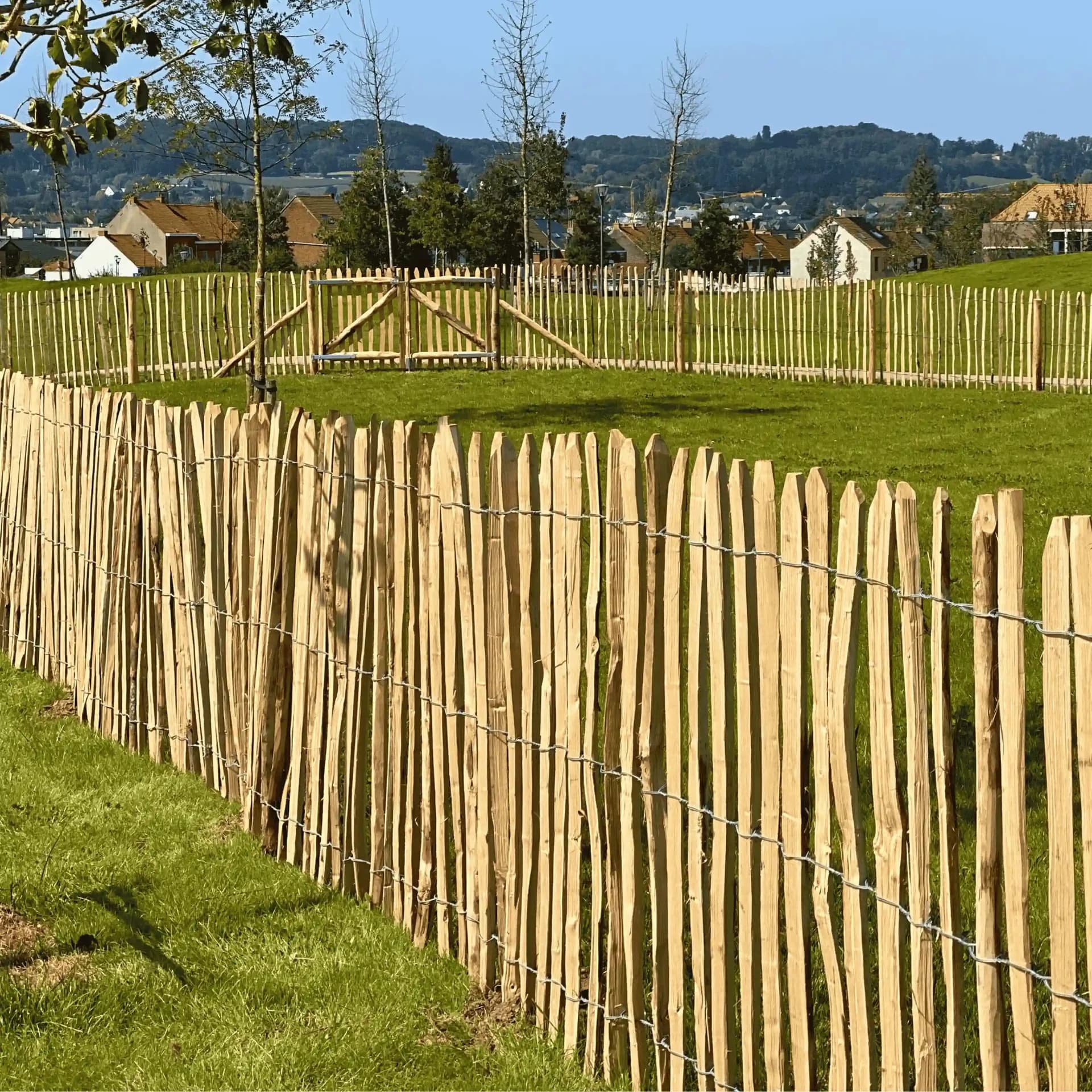 Naturlig kastanjegjerde